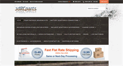 Desktop Screenshot of 3drcparts.com